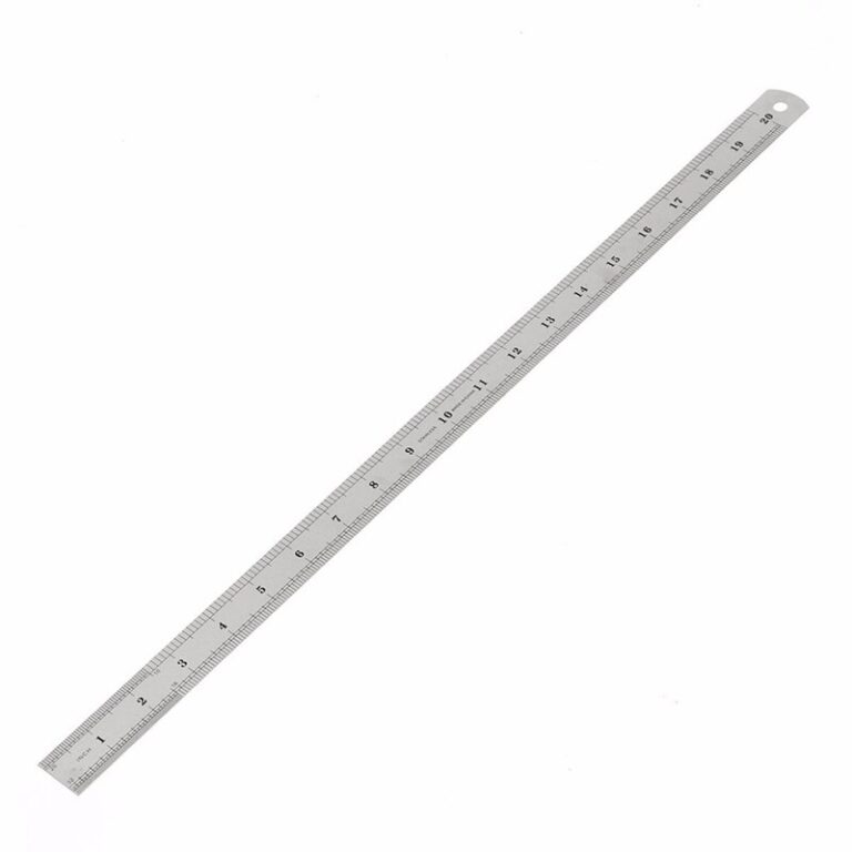 50cm Double Sided Stainless Steel Ruler – mbanugostores.com